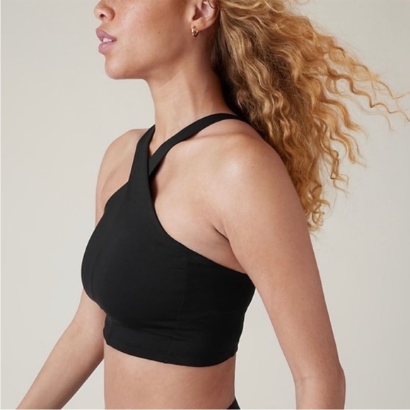 Athleta Crossed Bikini Top in Black - Picture 3 of 10